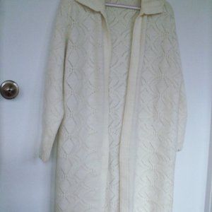 long open front  sweater